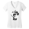 Bear Women's V-Neck T-Shirt