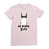No Drama Llama Ladies Fitted T-Shirt