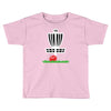 disc golf frisbee leaning on target basket innova Toddler T-shirt
