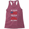 Stand For The Flag We Kneel For The Fallen Racerback Tank