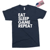 eat sleep game repeat Exclusive T-shirt