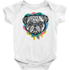 pug face Baby Onesie