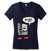 blow me Women's V-Neck T-Shirt