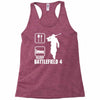 eat sleep battlefield 4, funny Racerback Tank