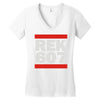 rek607 Women's V-Neck T-Shirt