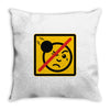not the face Throw Pillow