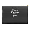 bride's drinking team diamond ring bachelorette Accessory Pouches