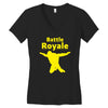 battle royale skydiving fortnite Women's V-Neck T-Shirt