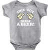This Guy Needs a Beer Baby Onesie