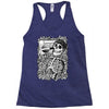 boombox skull Racerback Tank