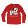 This Girl Loves Her Dalmatian Long Sleeve Shirts
