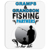 Gramps &amp; Grandson Fishing Partners For Life Mousepad
