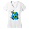 oiseau en colere Women's V-Neck T-Shirt