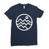 mountain bold (for dark) Ladies Fitted T-Shirt