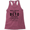 want a better texas black Racerback Tank
