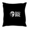 bad meets evil mask Throw Pillow