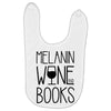 melanin wine books Baby Bibs