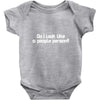 do i look like a people person Baby Onesie