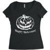 happy halloween 3 Women's Triblend Scoop T-shirt