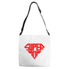 super mom 1 png Adjustable Strap Totes