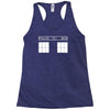 police public call box Racerback Tank