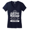 Queens Are Born In November Women's V-Neck T-Shirt