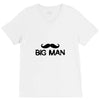 big man little man V-Neck Tee