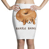 beagle bagel Pencil Skirts