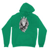 lion with crown Unisex Hoodie