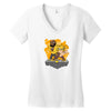power man and iron iist Women's V-Neck T-Shirt