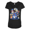 creatures spirits and friends Maternity Scoop Neck T-shirt