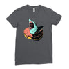 donut shark! Ladies Fitted T-Shirt