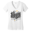 be alone Women's V-Neck T-Shirt