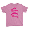 queens are born in february Youth Tee