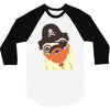 pug in a crew 3/4 Sleeve Shirt