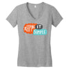 it simple Women's V-Neck T-Shirt