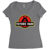 Totoro Park Women's Triblend Scoop T-shirt