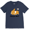 corgi cute puppy low battery charge me V-Neck Tee