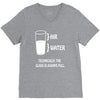technically the glass is always full V-Neck Tee