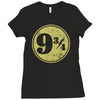 nine and three quarters Ladies Fitted T-Shirt