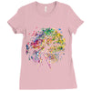 rainbow root Ladies Fitted T-Shirt