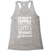 This Guy Is Taken By A Super Sexy November Girlfriend Racerback Tank
