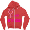 Women's March We are Strong Zipper Hoodie