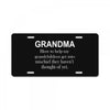 grandma License Plate