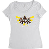 Zelda Withs Characters Women's Triblend Scoop T-shirt