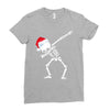 skeleton dabbing christmas Ladies Fitted T-Shirt