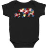 mama bear baby bear floral Baby Bodysuit