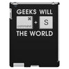 geeks will save the world mac version (2) iPad 3 and 4 Case