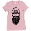 skate skull Ladies Fitted T-Shirt