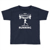 who loves running1 Toddler T-shirt